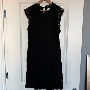 Xhilaration Black Lace Mini Dress